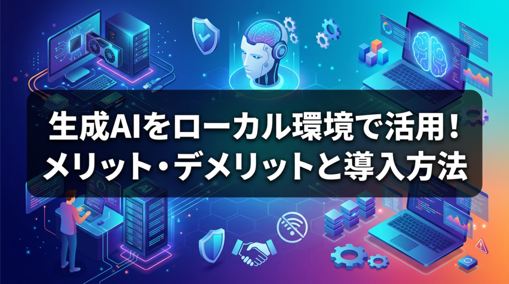 eyecatch-生成AIをローカル環境で活用！メリット・デメリットと導入方法